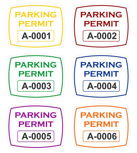 Parking Permit Template - 10 Free PDF Printables | Printablee