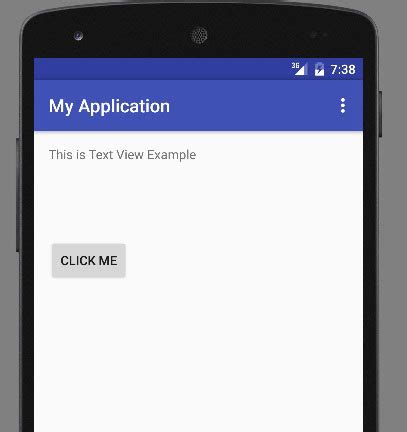 Image result for Button Click Option Android