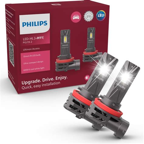 Philips Ultinon Access LED car headlight bulb (H11), ultra-compact ...