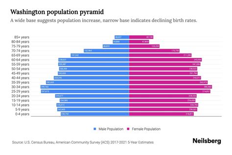 Washington Population by Age - 2023 Washington Age Demographics | Neilsberg