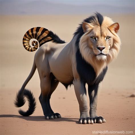 Hybrid of Ten Rare Animals | Stable Diffusion Online