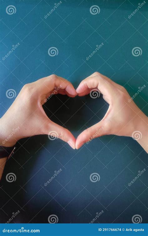 Two Hands Making Heart Shape with Background Stock Photo - Image of ...