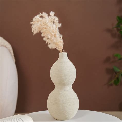Gourd Matte Finish Flower Vase Online - Premium Vase | Nestasia