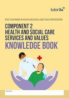 BTEC Tech Award in Health and Social Care Component 2 Health and Social ...