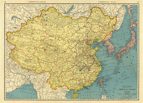 Map Of China In 1930
