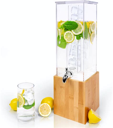 Amazon.com | 2 Gallons Beverage Dispenser With Stand, Drink Dispensers ...