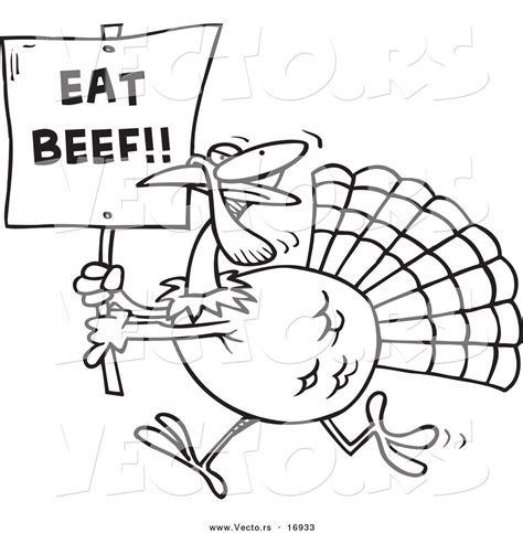 Funny Thanksgiving Clipart Black And White - Clipart