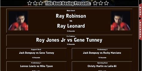 Boxing Video Games 的图像结果