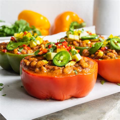 Vegan Stuffed Bell Peppers Recipe 60 Photos - Fdgroupsrl.com