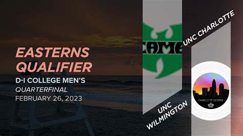 UNC Wilmington vs. UNC Charlotte (Men's Quarterfinal) - 2023 Easterns ...