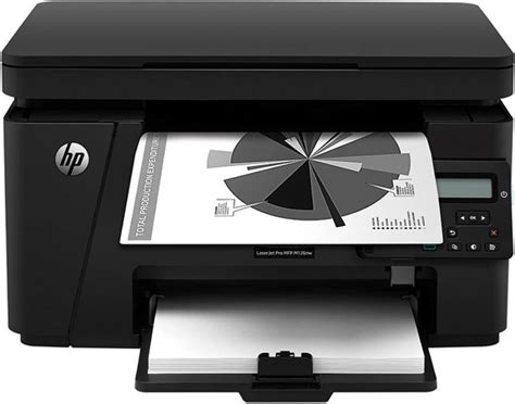 HP LaserJet Pro MFP M126nw Multi-function WiFi Monochrome Laser Printer ...