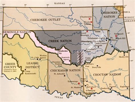 Oklahoma Territories Native Tribe History