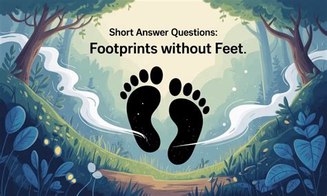 Short Answer Questions: Footprints without Feet - English Class 10 PDF ...