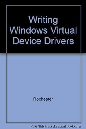 Buy Writing Windows Virtual Device Drivers Book Online at Low Prices in ...