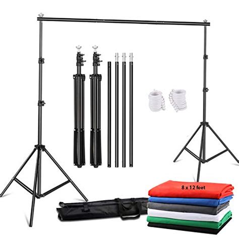 YUGAM Photography Backdrop Stand Kit Background Support Kit Foldable ...