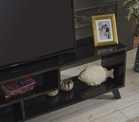 Buy HT Design Parma Mid Century Modern Tv Stand Open Shelving ...