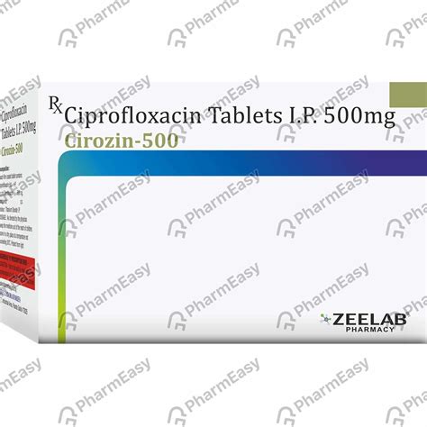 Cirozin 500 MG Tablet (10): Uses, Side Effects, Price & Dosage | PharmEasy