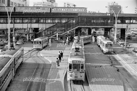 都電 渋谷駅前 1968年 写真素材 [ 2760677 ] - フォトライブラリー photolibrary