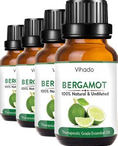 Vihado Bergamot Essential Oil (18 ml) (Pack of 4) - Price in India, Buy ...
