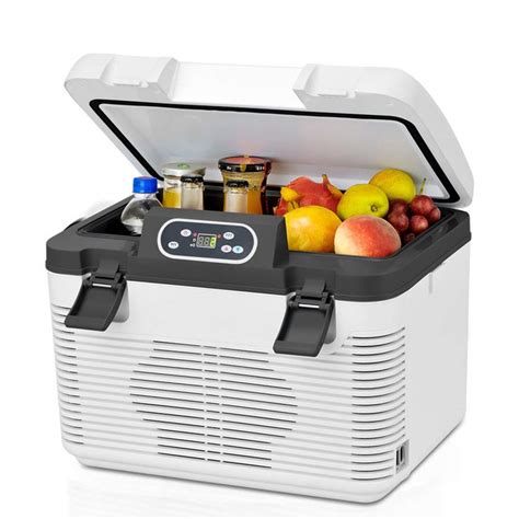 Mini Refrigerator Mini Fridge/Wine Cooler 19-Liter with Digital Compact ...
