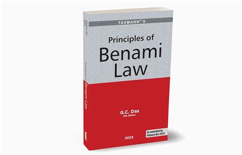 Buy Taxmann's Principles of Benami Law – Comprehensive treatise on ...