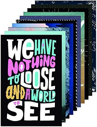 PAPER PLANE DESIGN Posters For Room Decoration Set Of 12, A4 size (29 x ...