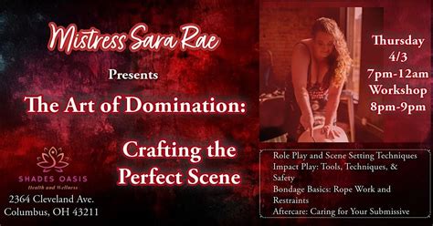 The Art of Domination: Crafting a Perfect Scene, 2364 Cleveland Avenue ...