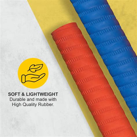 Enkay Rubber Spiral/Coil Cricket Bat Grip For Better Shock Absorption ...