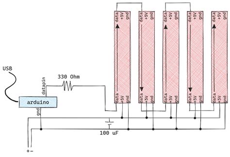 Image result for Multiple LED Connection Arduino