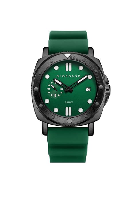 Giordano Analog Quartz Watch for Men with Round Dial, Luminous Hours ...