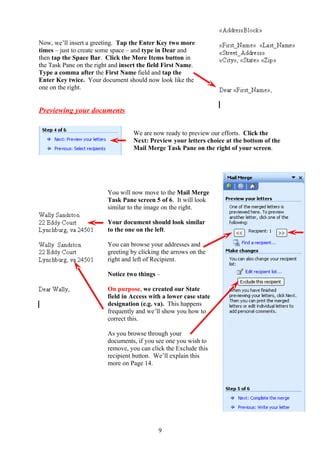 Image result for Basic Steps for Mail Merge