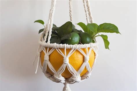 Image result for Macrame Tier Fruit Basket Tutorial