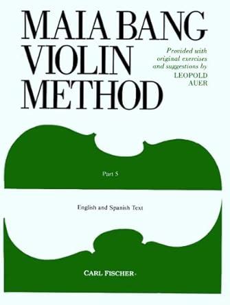 O46 - Maia Bang Violin Method, Part 5 : Leopold Auer: Amazon.in: Books