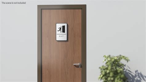 Exit Sign 3D model | 3D Molier International
