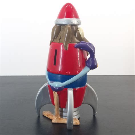 Wile E. Coyote and Road Runner rocket money box - Avenue of the Stars