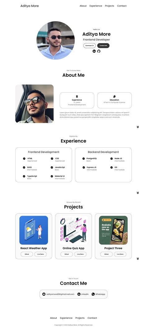JavaScript Portfolio Design 的图像结果