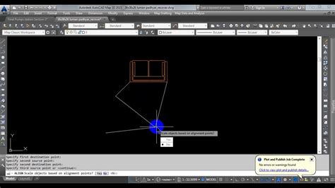 Align Tool AutoCAD 的图像结果