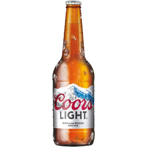 Coors Light Lager Bottles