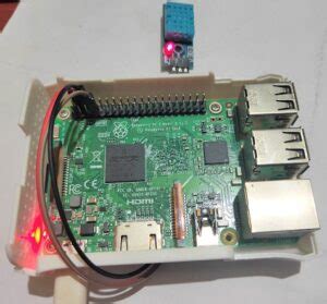 DHT11 Python Code Raspberry Pi 的图像结果