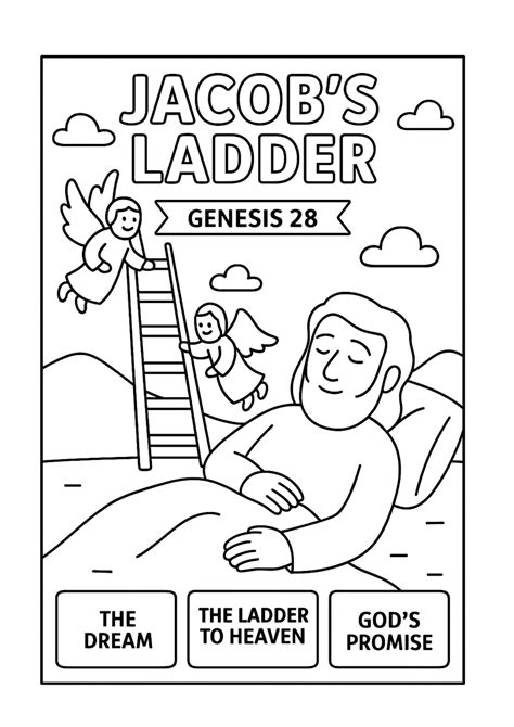 Jacob's Ladder Coloring Pages