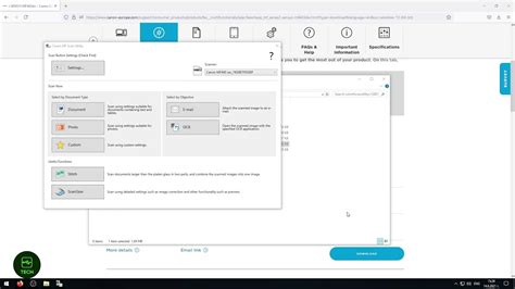 Image result for Canon Scanner Control Panel
