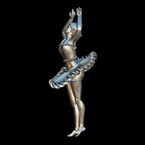 Elegant Ballerina 3D Model | STL