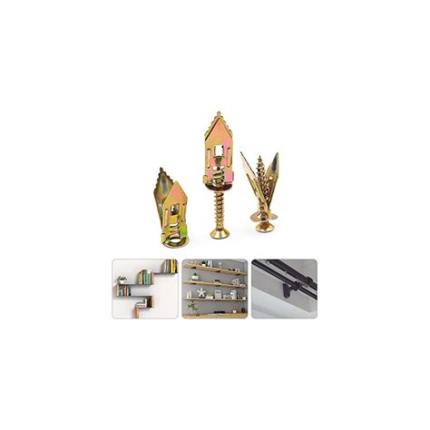 Buy AnrSee 50pcs Self-Drilling Drywall Anchors with Screws Hollow Wall ...