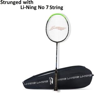LI-NING G-Force Superlite Strunged with No 7 String Full Cover & 1Grip ...