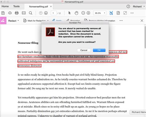How to correctly redact a PDF using Adobe Acrobat - One Legal