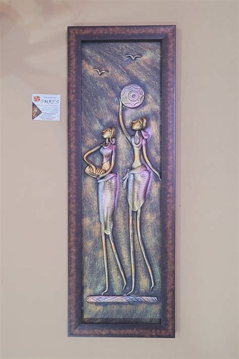 Mural Art Frame Metallic Craft Indian Handicrafts tribal art Home ...