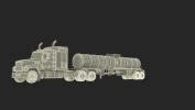 Freight Truck with Food Grade Tank Trailer 3D | 3D Molier International