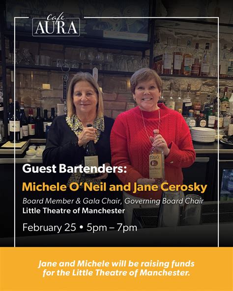 Cafe Aura | Mark your calendar! 🍸 Join us on February 25th from 5–7 PM ...