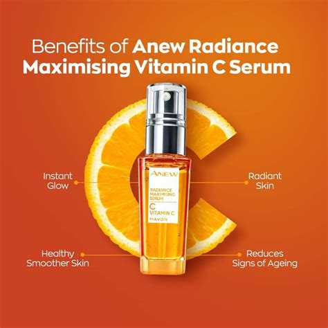 Anew radiance maximising serum | Vitamin c benefits, Social media advertising design, Graphic ...