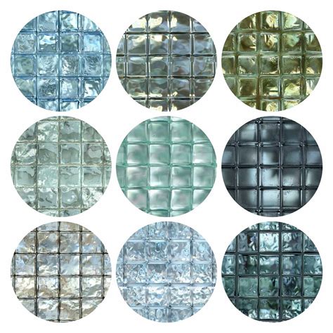 Photoshop, Illustrator Pattern Library - Glass Blocks, Bricks Textures ...
